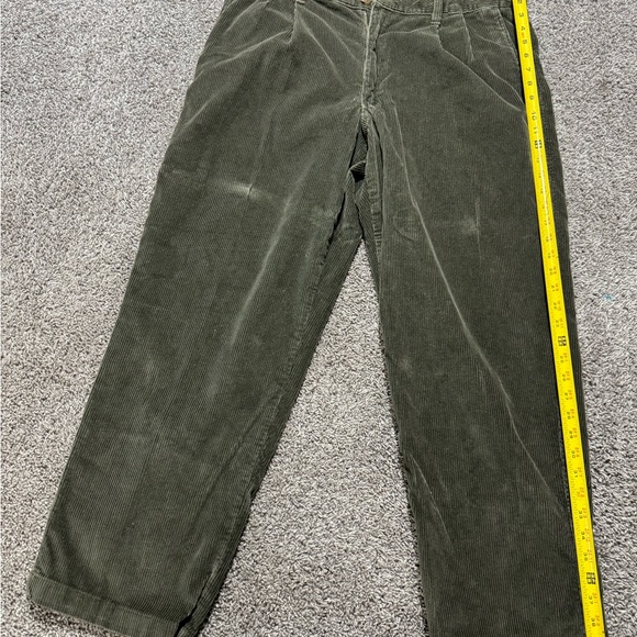 Vintage Eddie Bauer Corturoy Drk Green Pants - Picture 3 of 3
